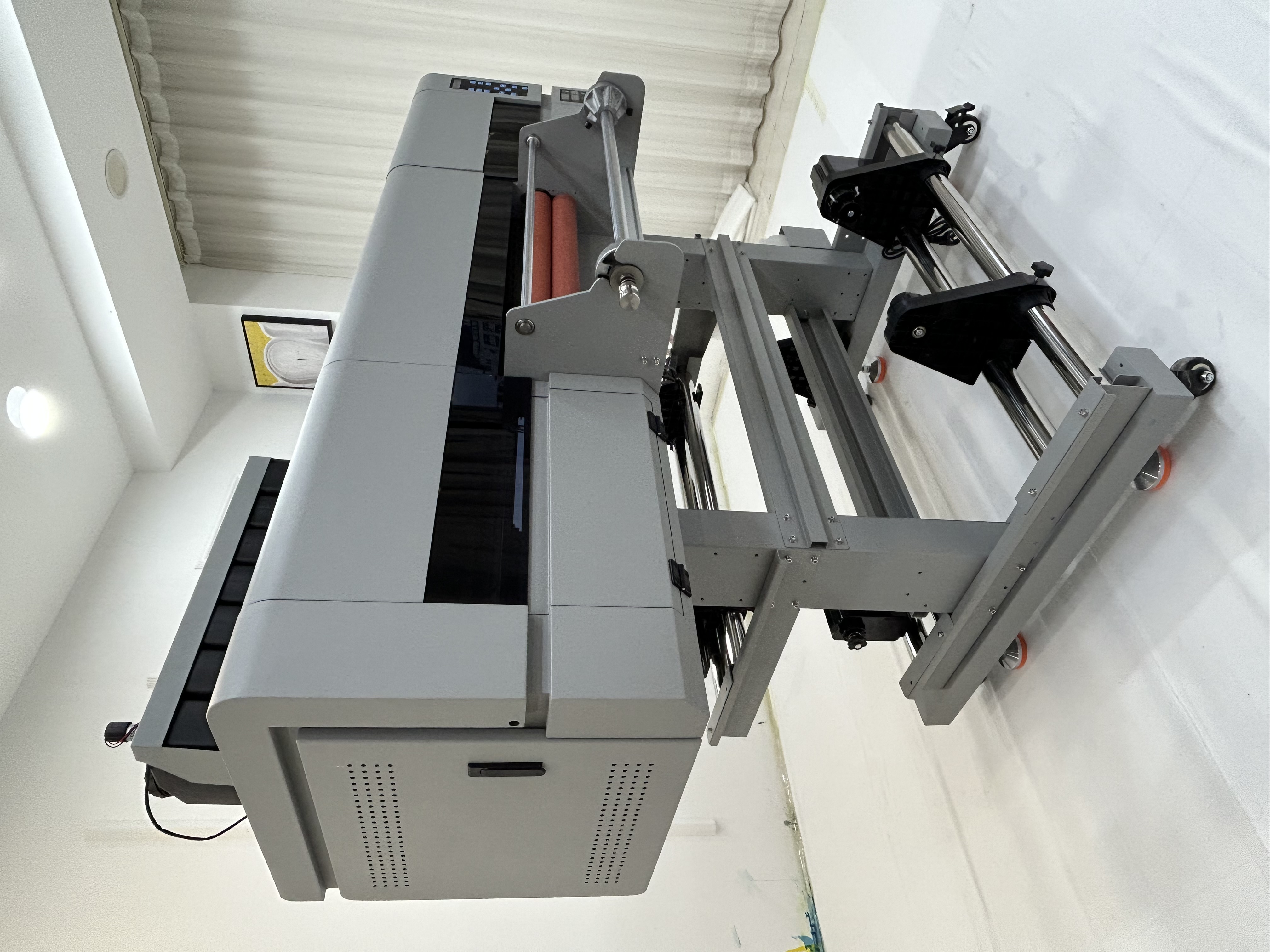 60cm UV DTF Printer with EPS 3 I3200 Printheads and Laminator Label Printer 130 KG