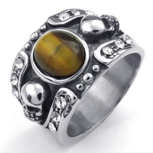 China Tagor Jewelry Super Fashion 316L Stainless Steel Casting Rings Collection PXR005 wholesale