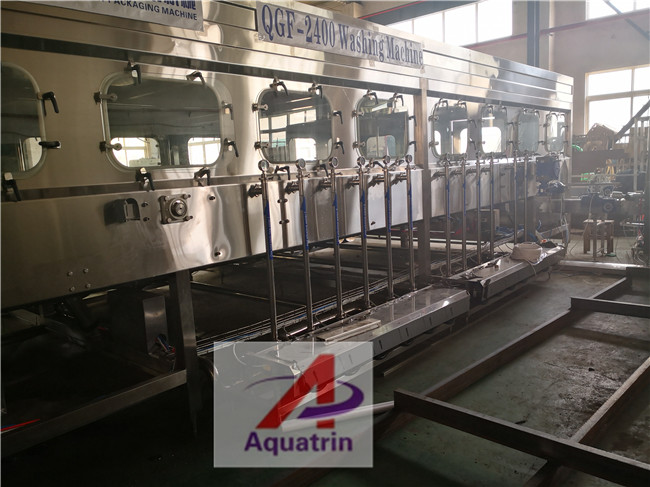 5 Gallon Water Rinsing Filling Machine Capping 3 In 1 500BPH