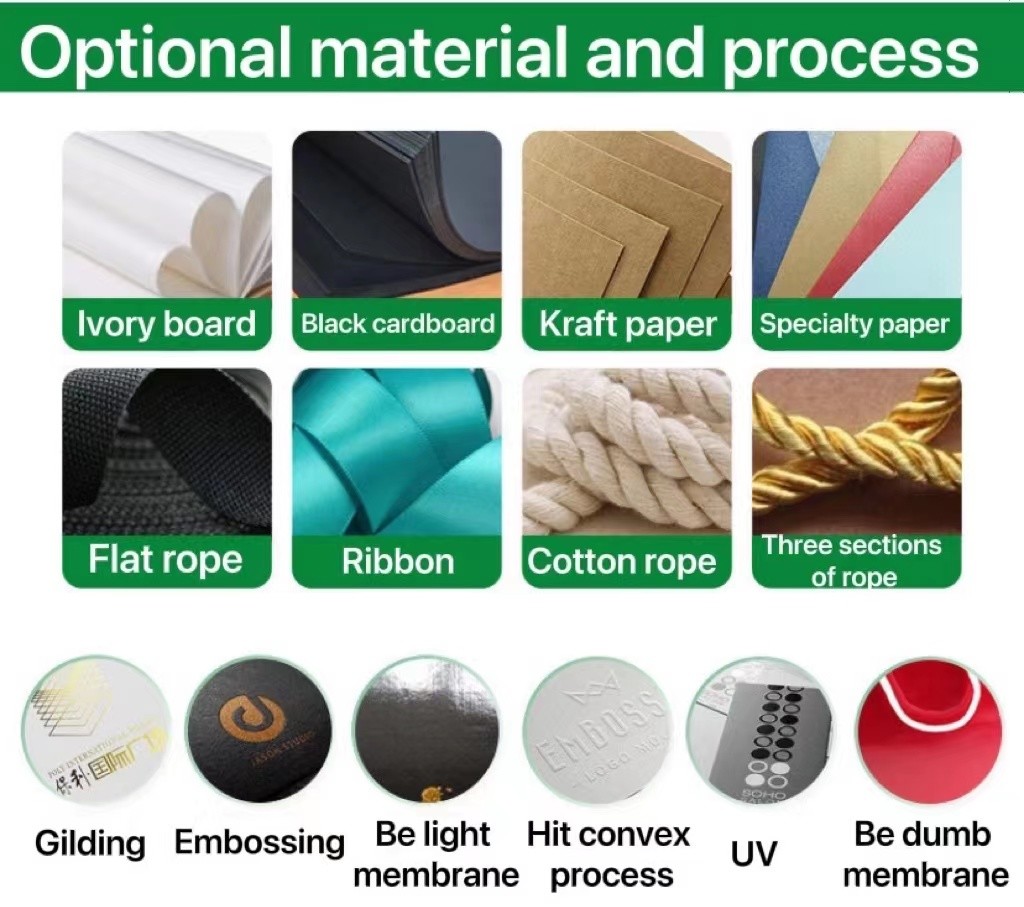 190gsm To 350gsm Apparel Paper Bag Shoes And Clothing Packaging