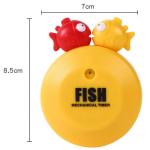 Fish Magic ABS Material Kitchen Mechanical Timer Without Battery