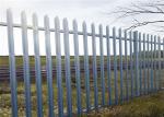 Security Defense Metal Palisade Fencing Anti Vandal For Residential Garden