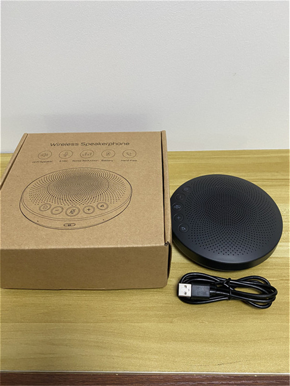 360 degree Omnidirectional PC Microphones USB or wireless Microphone for Confernce and meeting Recording
