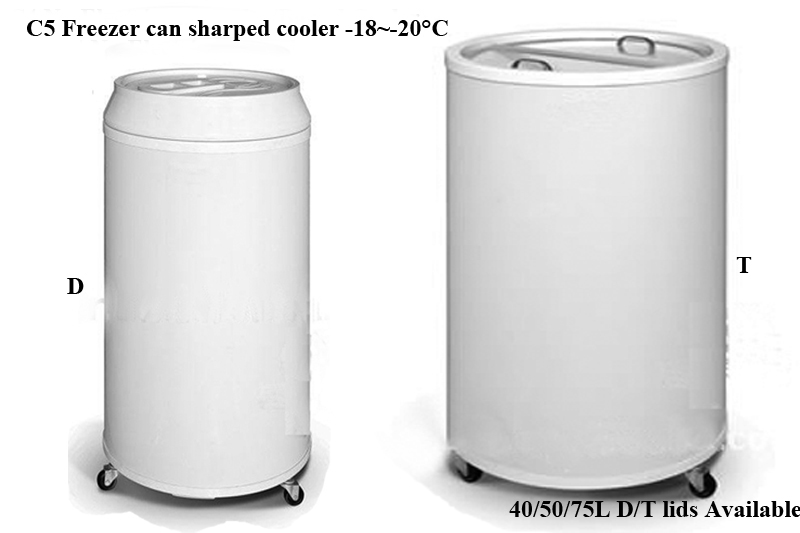 40L Cooler Fridge on Wheels Movable can cooler- 0-10 degrees-Cooler Barrels party cooler