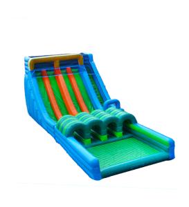 China Aldult Outdoor Rental Inflatable Large Water Slides With Bouncy wholesale