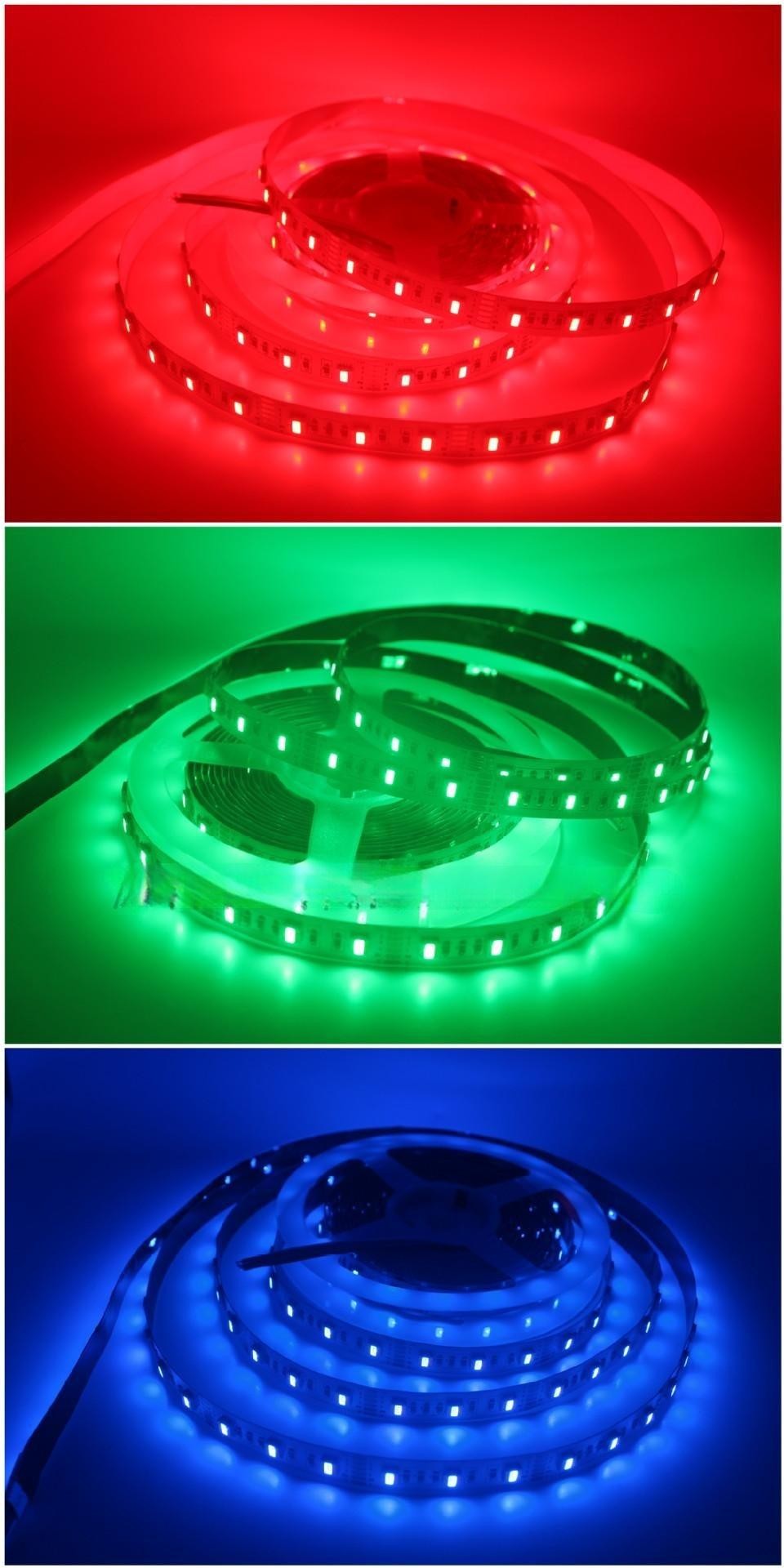 12mm RGB Led Strip SMD 5050 RGB CCT Adjustable Led Strip Light Multi Color