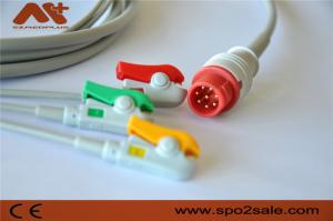 China Bionet BM3, BM3VET Compatible 3 Lead Direct-Connect ECG Cable wholesale