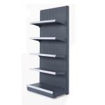 Metal Free Standing Pegboard Display Supermarket For Snacks