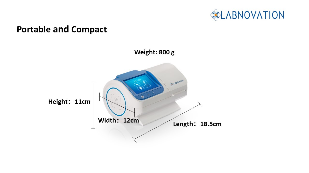 LD-100 One Step POCT HbA1c Analyzer Whole Blood Sample IFCC NGSP Certificated