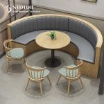 Club Couch Sofa, Hotel Booth Sofa, Restaurant Couch, PU Leather Upholstery, High