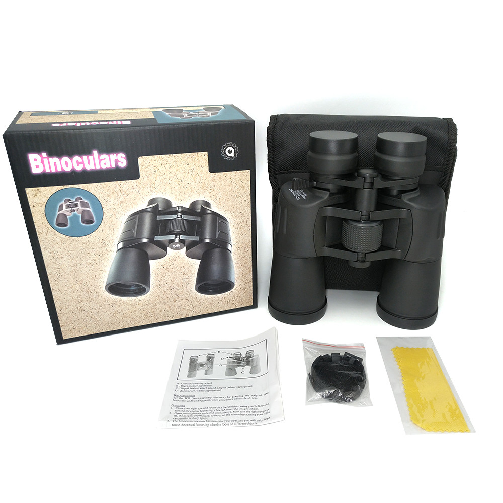 Adult FMC Lens Zoom Binoculars HD Waterproof Fogproof BAK4 Prism with Case