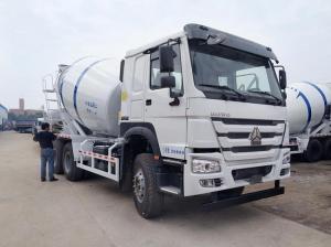 China Howo On Site Concrete Mixing Truck , 10cbm Concrete Transit Mixer Truck wholesale