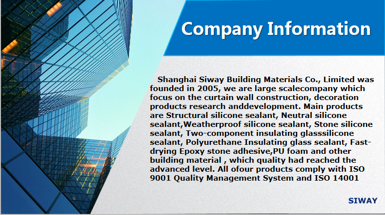 Silicone 1.0Mpa Insulating Glass Two Component PU Sealant