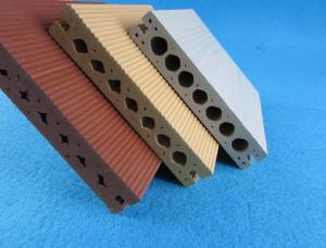China Outdoor Eco Friendly Hollow Wood Plastic Composites For Public Building wholesale