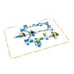 Lake Inflatable Water Games For Adults Maximum 100 People Capacity