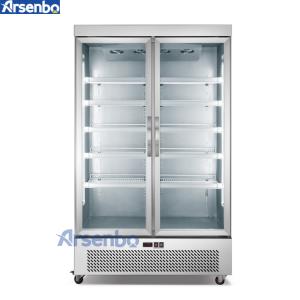 China SS304 Glass Door Refrigerator Freezer wholesale