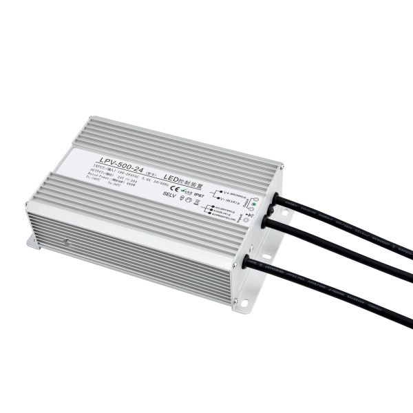 Low Price Slim LED Power Supply IP67 Indoor Outdoor 500W LED Strips Driver DC24V Switching Power Supply