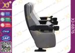Fire - Resistant 3D Leather Cinema Theatre Chairs / VIP Stadium Seats
