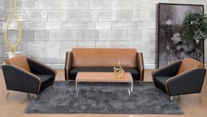 China Modern PU leather China reception office sofa wholesale