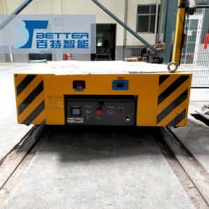 China Paper Making Cable Reel Powered Rail Electric Transfer Cart wholesale