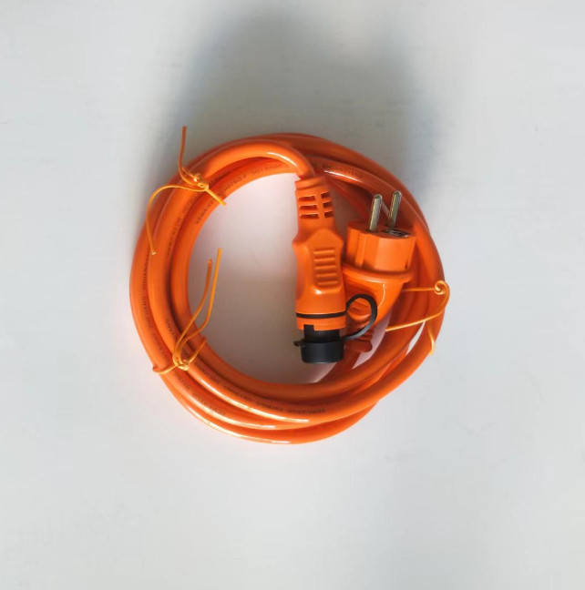 Waterproof Electric Power Extension Cord 2.6m European Extension Cord IP44 European Standard