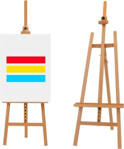 China Adjustable Height Painting Wooden Display Easel Stand For Artist Beginners Students wholesale
