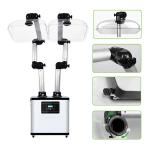 Portable Wheeled Chemical Fume Hood Durable Acrylic Transparent Cover