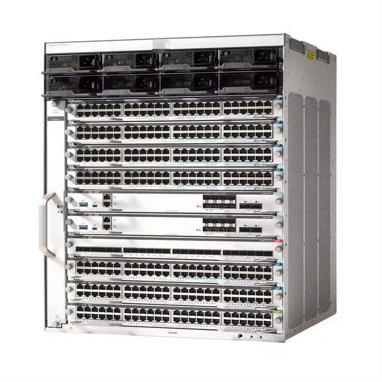 8-Line Card Slots Original C9410R 9400 Series 10-Slot Chassis for Network Switches