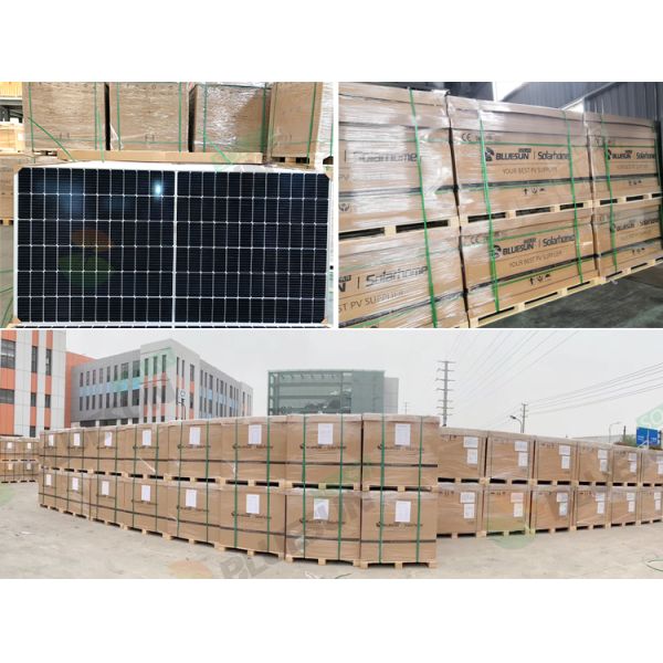 Bluesun 166mm Solar Panel 72 BLUESUN Mono 460W 455W 450W Solar Half Cells Perc Half Cell Panels