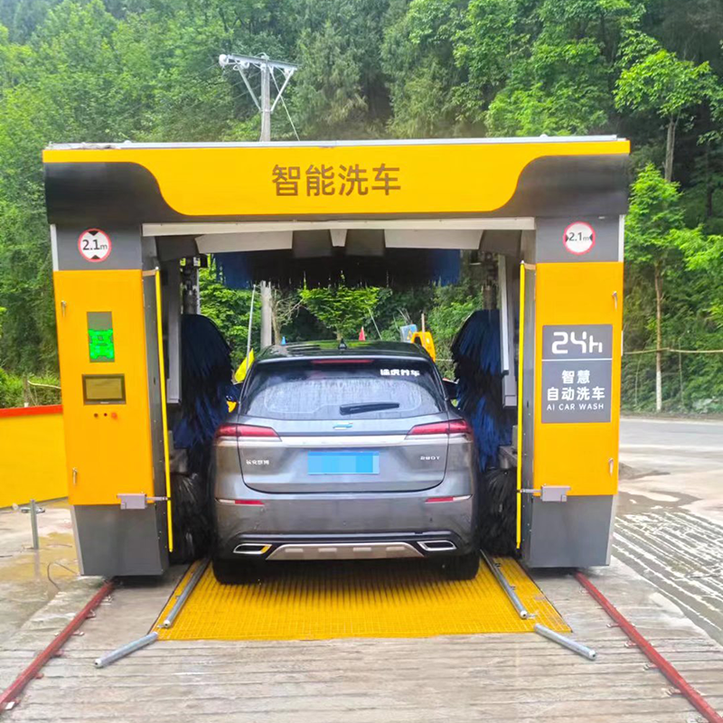 Hop Dipped Galvanized Steel Fully Automatic Rollover Car Wash Machine