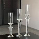 ZT-026 wedding accessories decoration set single crystal pillar candle holders