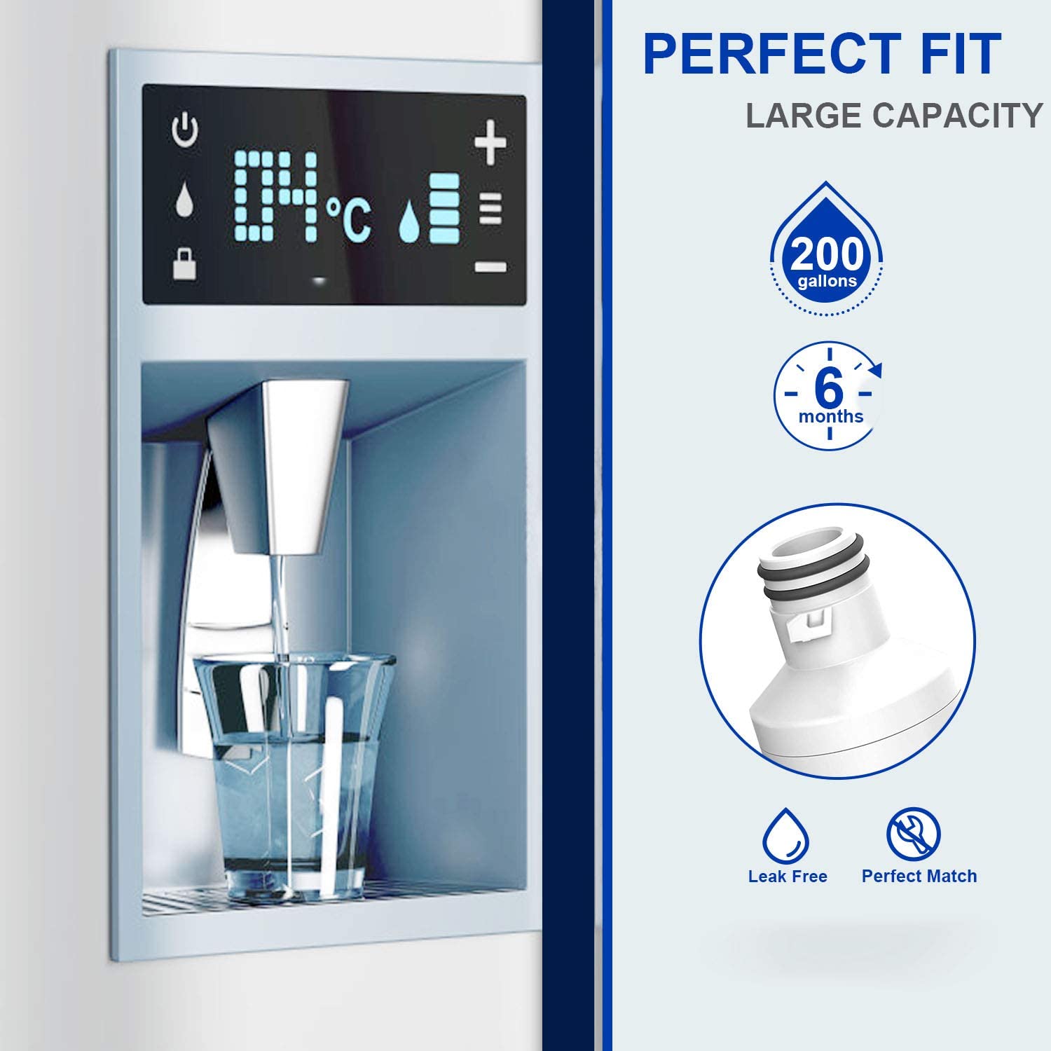 Private Mold NO 9000 077104 Refrigerator Water Filters Replacement Cartridge