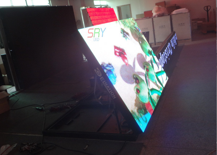Easy Maintain IP65 Outdoor Full Color LED Display Cabinet P 10 led wall display