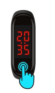 China Body Temperature Thermometer Wristband , Antiviral Thermometer Bracelet wholesale