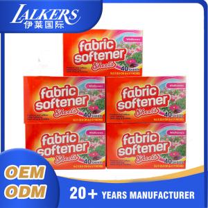 China Concentrated Fabric Softener Paper Household With Nature Fragrance wholesale