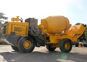 China Hydraulic Pump Self Loading Ready Mix Concrete Truck For Rural Construction on sale