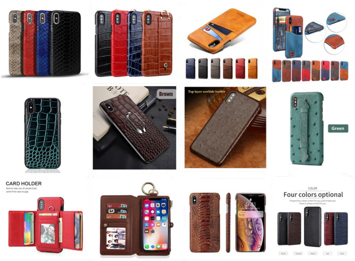 Genuine Leather Magnetic Ring Crocodile Mobile Phone Case for iPhone 14 Pro Max