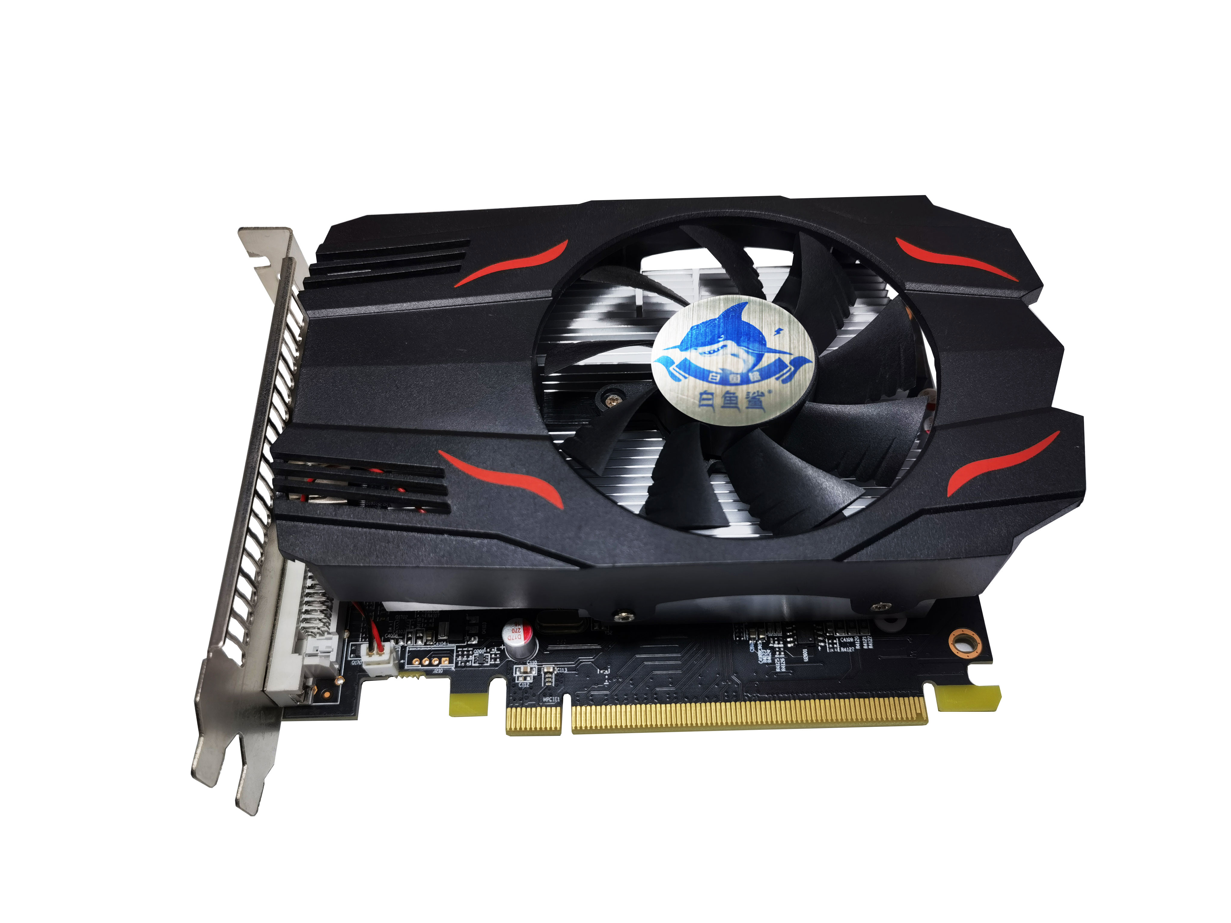 White fish shark brand new PCIE excellent graphics card AMD RX550 4GB 128 Bit GDDR5 Motherboard graphics card