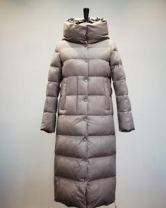 China FODARLLOY Ladies Warm Hooded Cotton-padded Clothes Slim Long Down Winter Jackets Women Coats Woman Coat F23168 wholesale