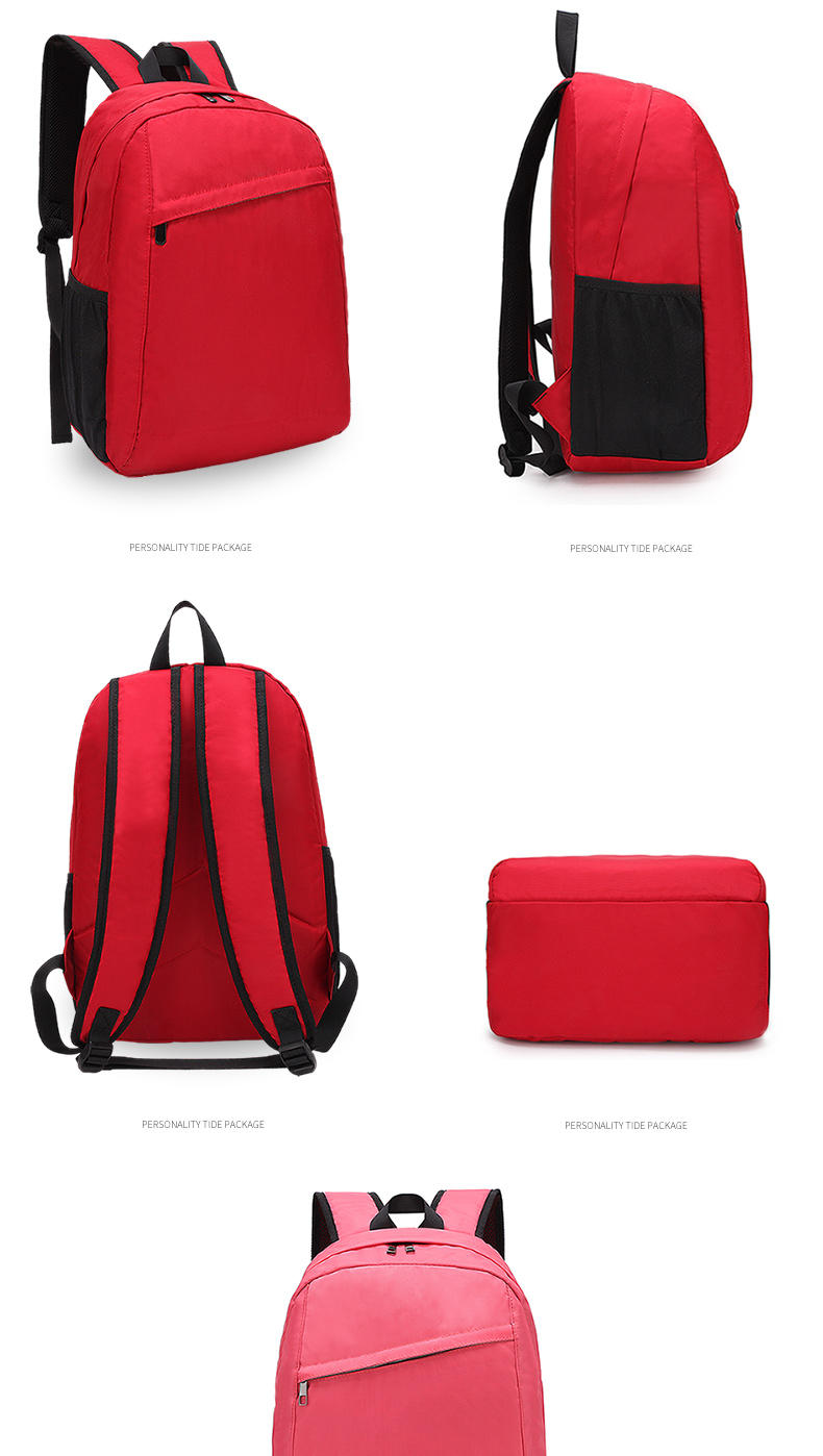 Custom logo fashion middle school students waterproof backpack for kid school bag