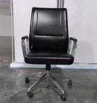 Executive Swivel PU Leather Revolving Chair With Castors