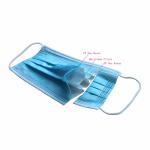 Self Protective Disposable Earloop Face Mask , Breathing Protection Mask