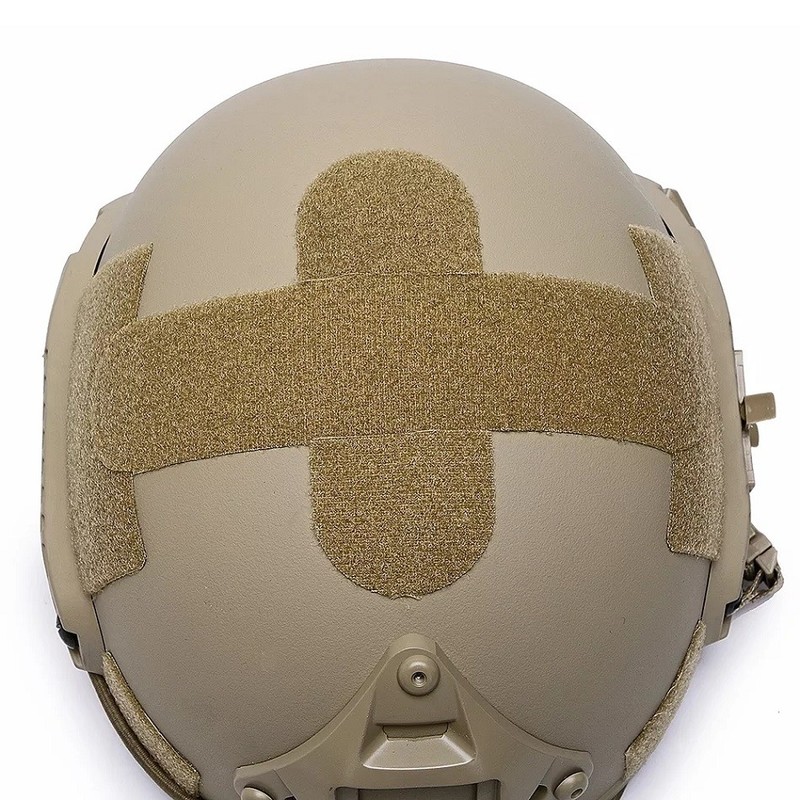 FAST Ballistic Helmet NIJ IIIA Ballistic Protective Headgear Kevlar Tactical Large Size High Cut Khaki Helmet
