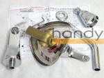 Chrome Brass Bathroom Sink Faucets Ceramic cartridge Contemporary