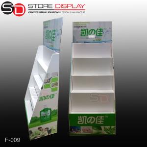 China customize laundry detergent cardboard display stand in the store wholesale
