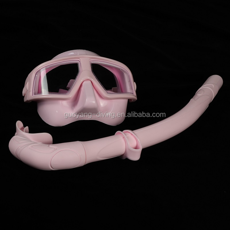 Resin Lens Diving Goggles for Anti-Fog UV Resistance Free Diving Mask and Snorkel Set