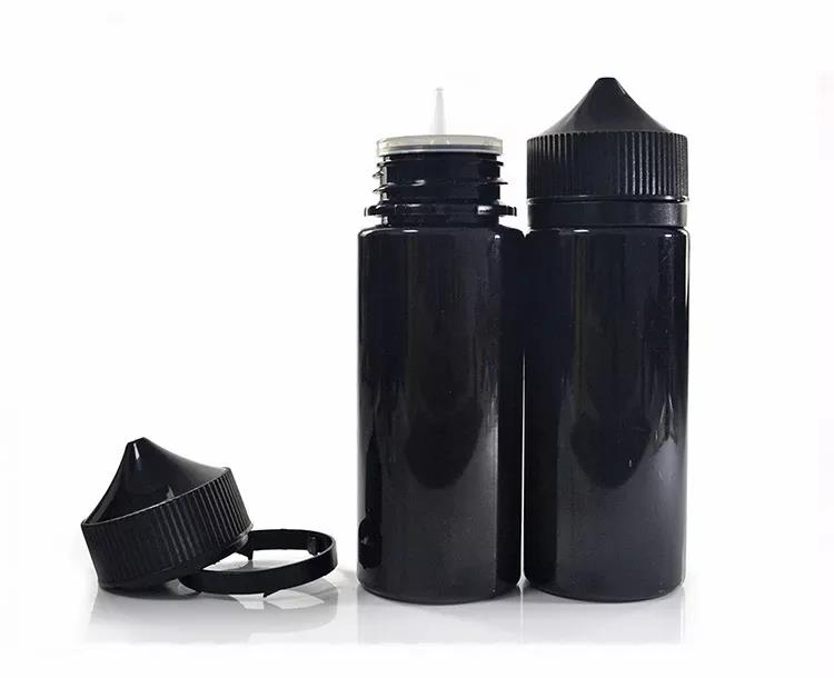 Pet Plastic 30ml E Cig Liquid Bottle With Child Tamper Proof Lid