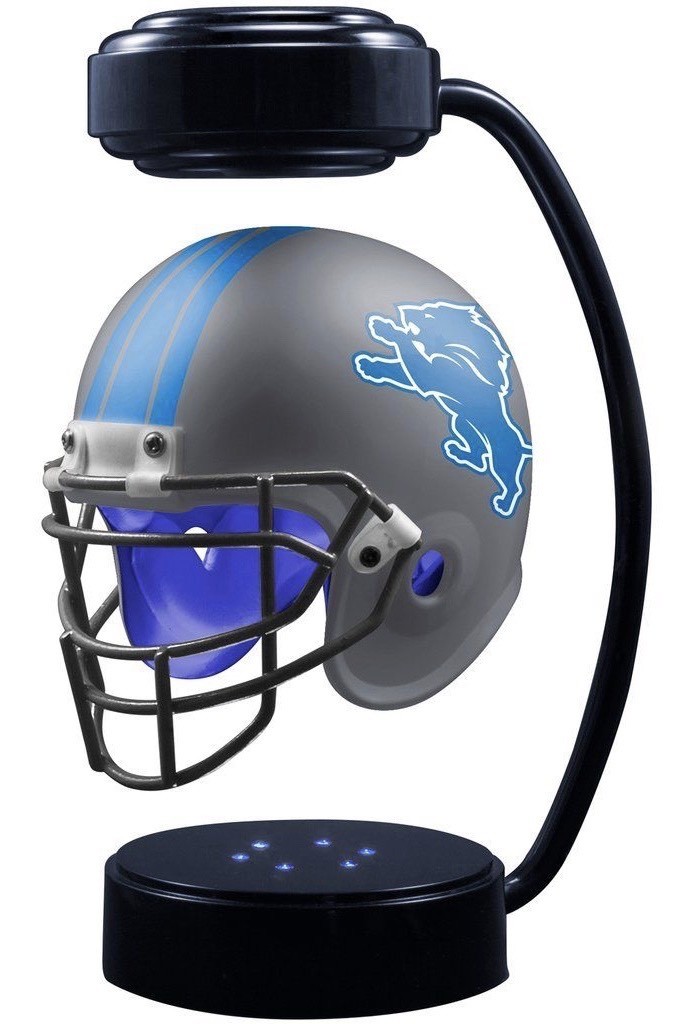 magnetic Suspended Olive Helmet display ,floating NFL helmet dispay , hovering helmet