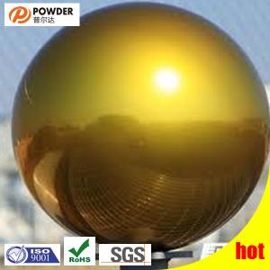China Polyester Gold Powder Coat Electrostatic Gun Spray Exceptional Protective Properties wholesale