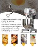 10L Planetary Stand Spiral Dough Mixer for Kitchen Equipment 220V Bread/Flour